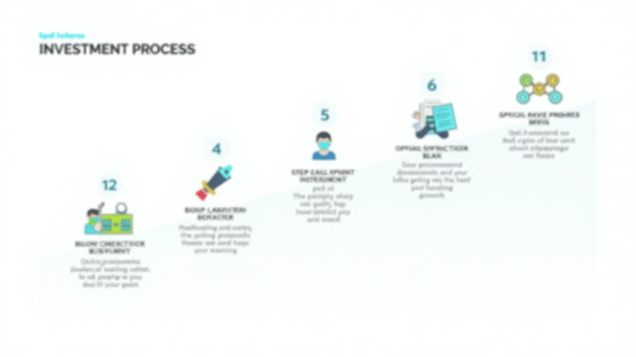 Step-by-step investment process diagram